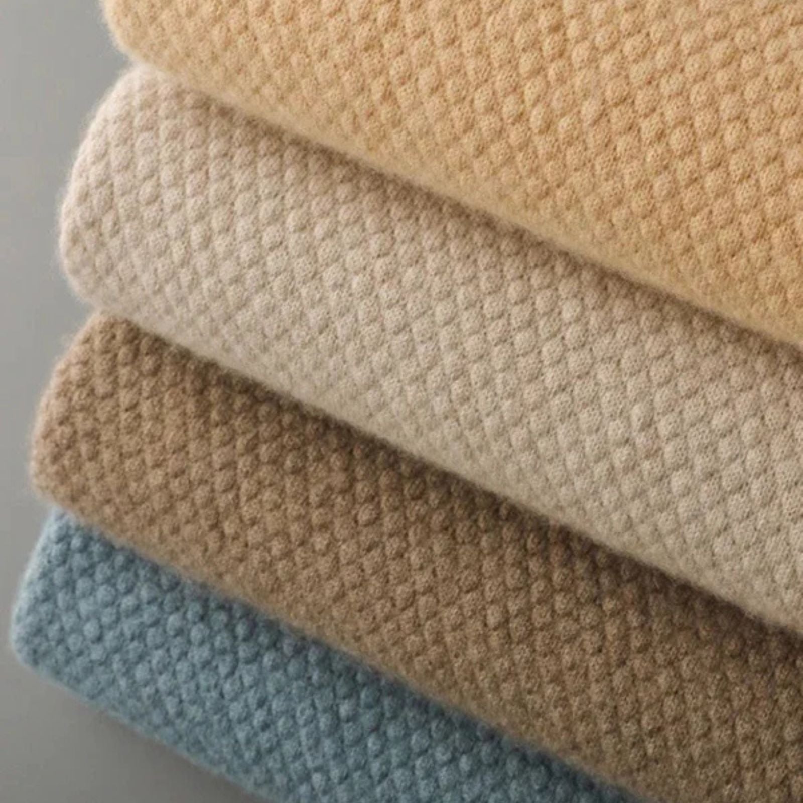 Men’s Two-Tone Merino Wool & Cashmere Polo | Short Sleeve