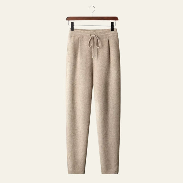 Men’s Cashmere Drawstring Leisure Pants | Relaxed Fit
