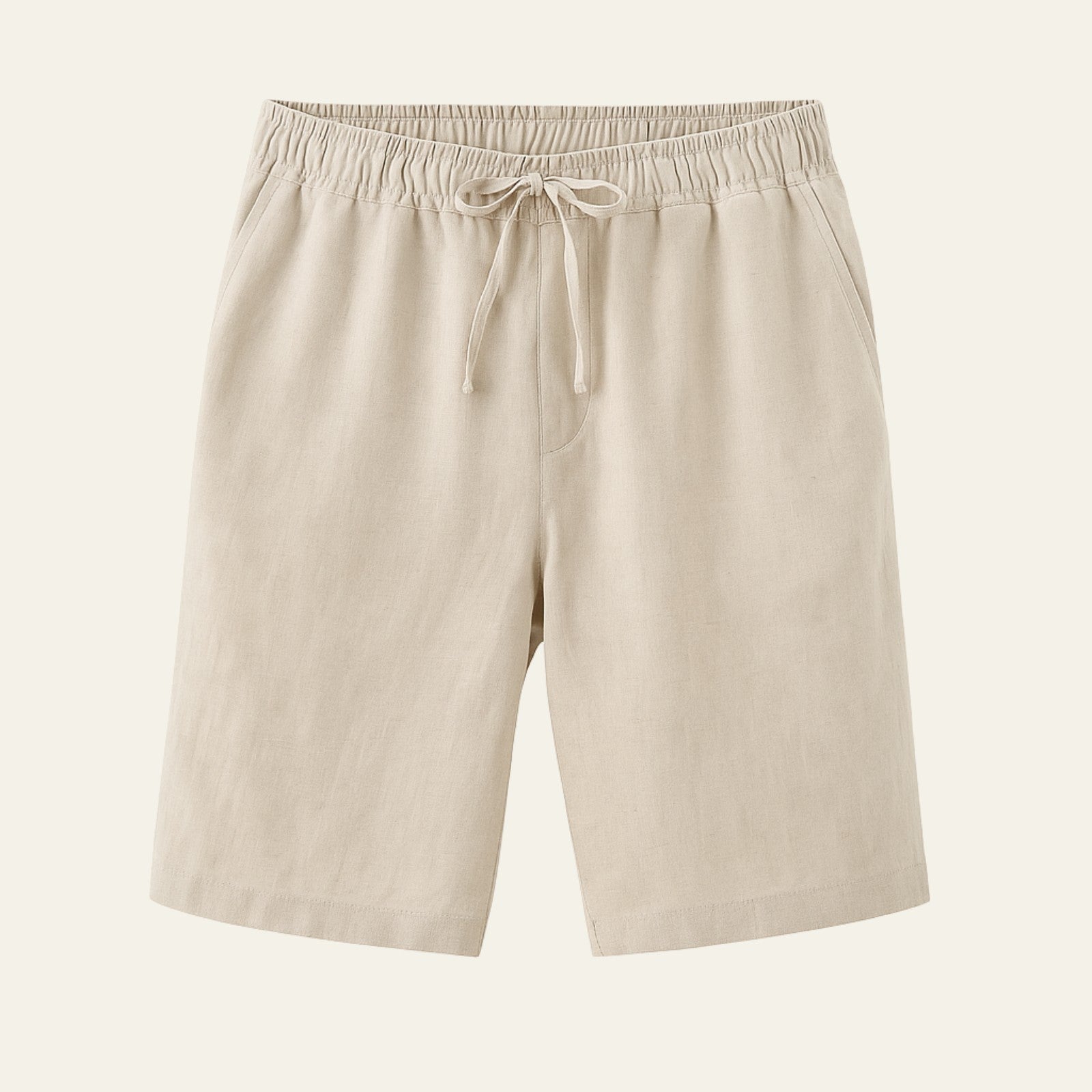 Men’s Linen Blend Shorts | Straight Wide Fit