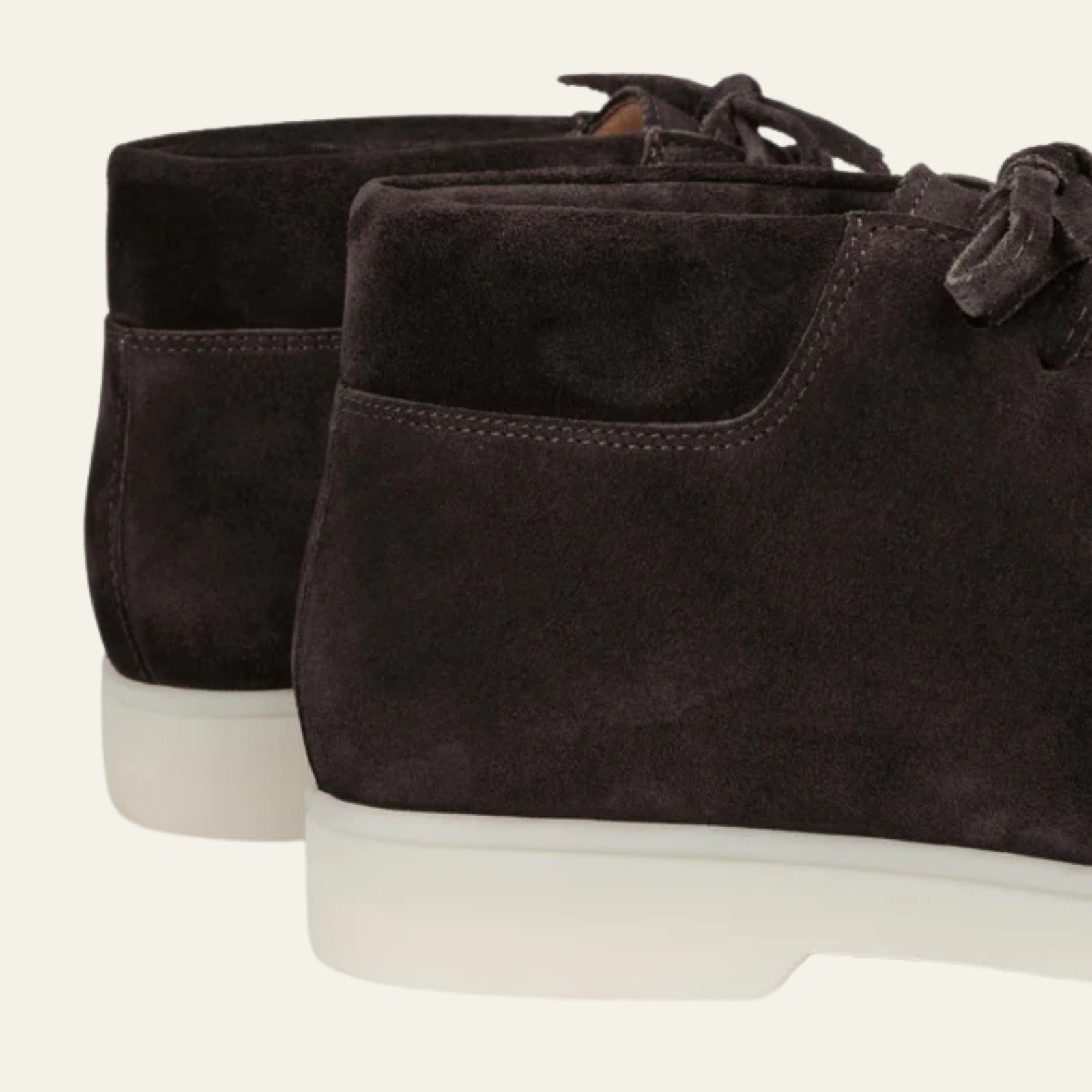 Men’s Desert Boots | Warm Grey Vegan Suede Ankle Shoes