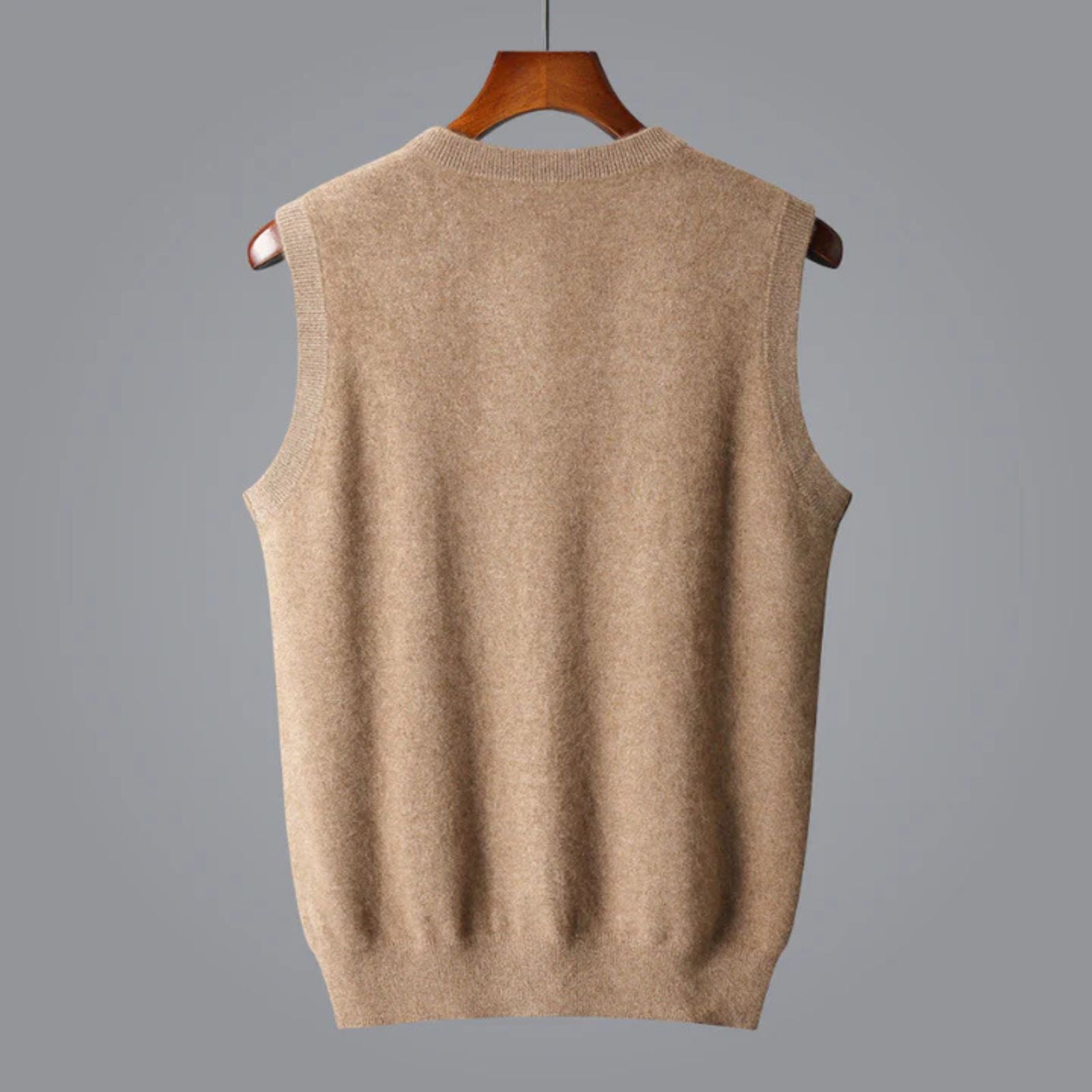 Men’s Wool Blend Sleeveless Vest