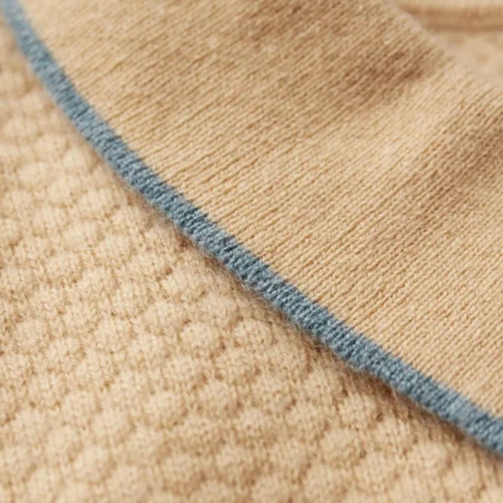 Men’s Two-Tone Merino Wool & Cashmere Polo | Short Sleeve