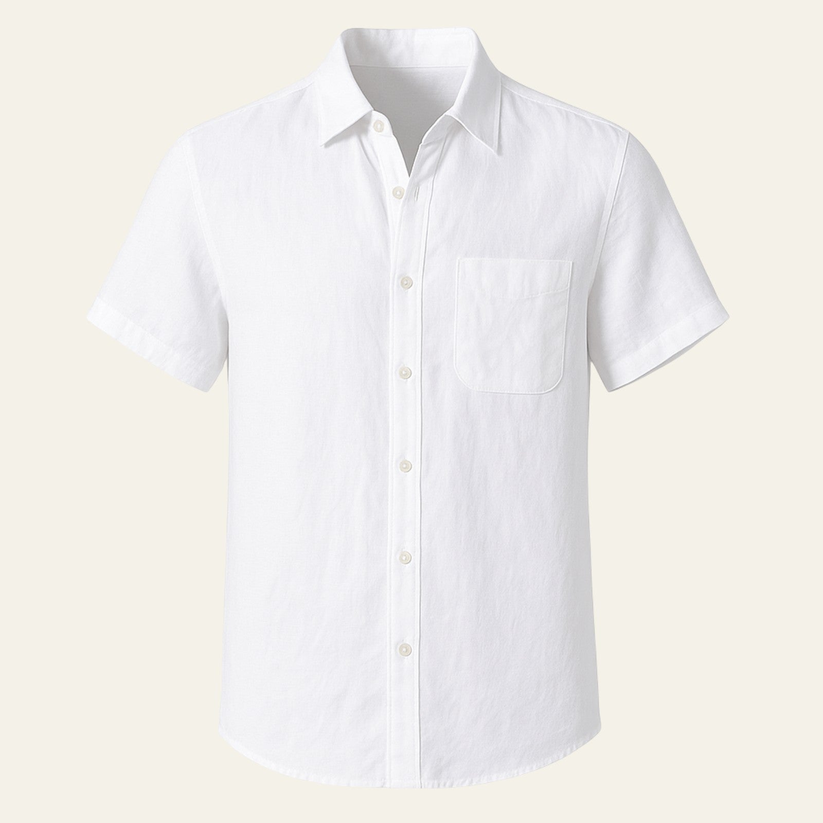 Men’s Button-Front Short-Sleeve Shirt