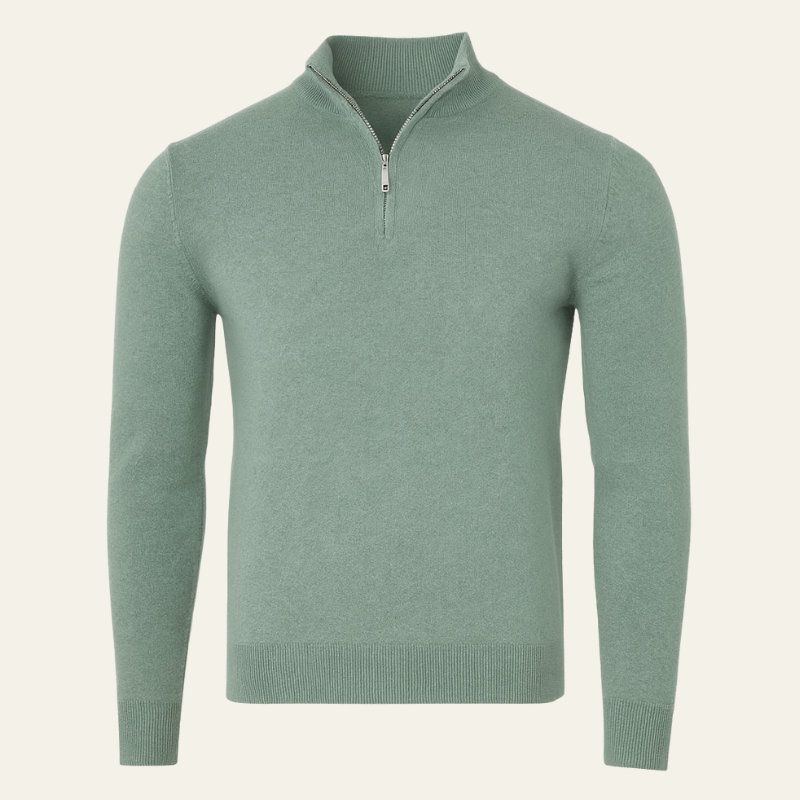 Men’s Quarter Zip Sweater | Long Sleeve, Layering