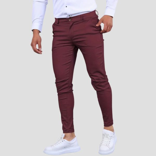 Men’s Viscose Slim Trousers
