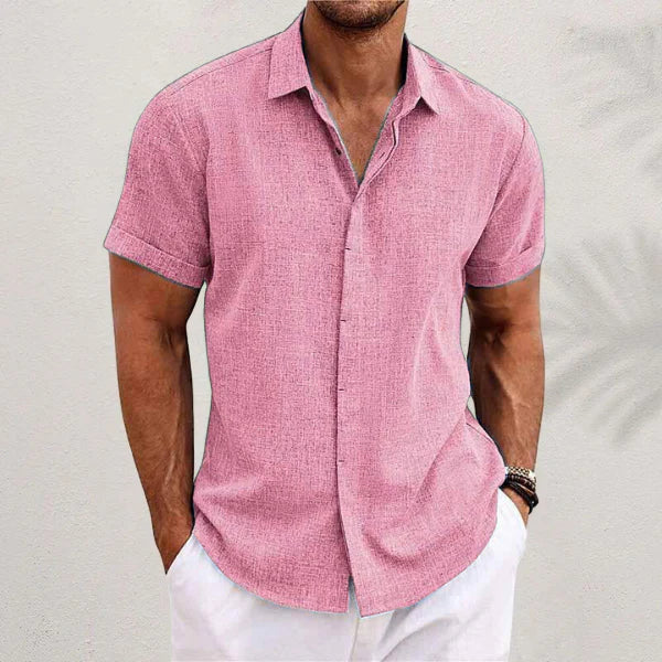 Men’s Short-Sleeve Shirt | Lightweight Soft-Weave Fabric