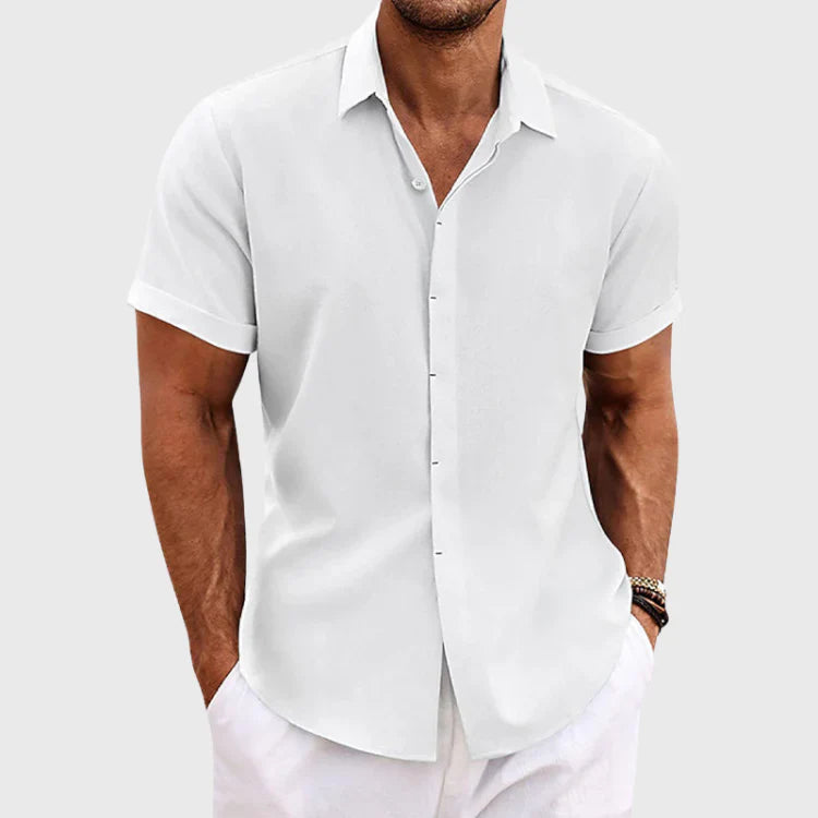 Men’s Short-Sleeve Shirt | Lightweight Soft-Weave Fabric