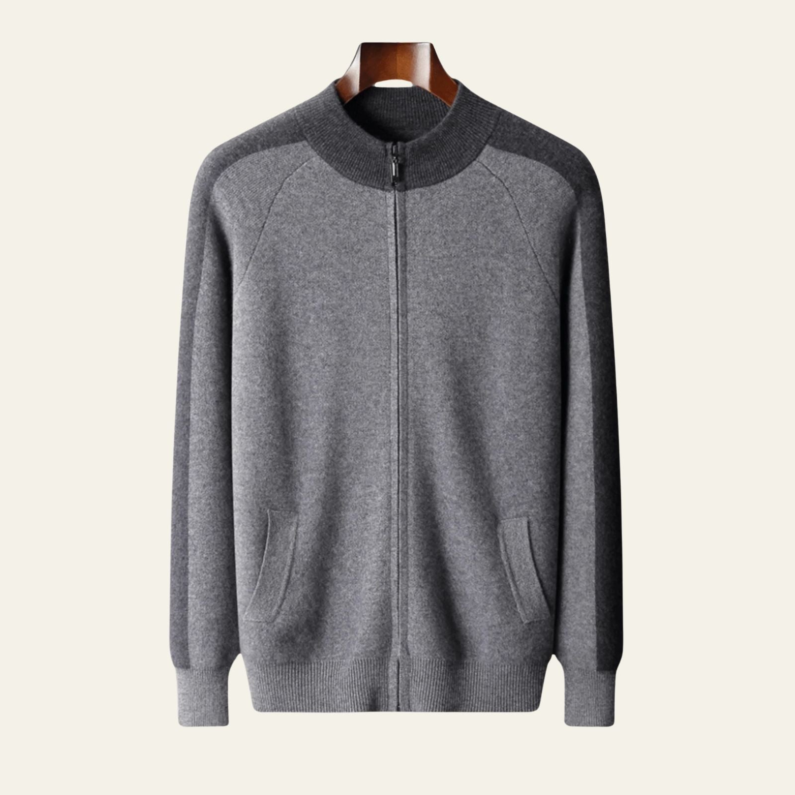 Men’s Wool Blend Jogger Set – Top & Trousers