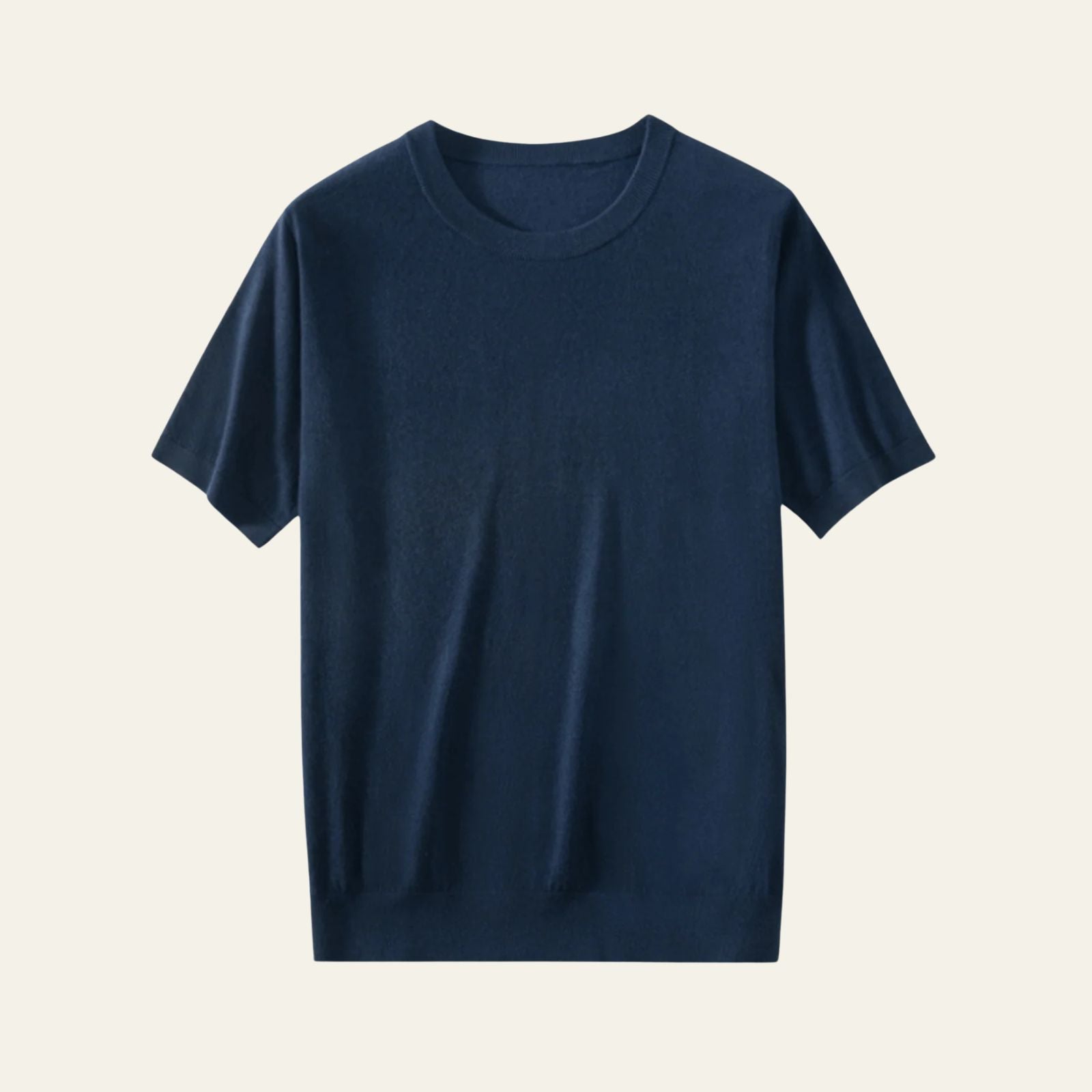 Men’s Wool Knit T-Shirt | Short Sleeve