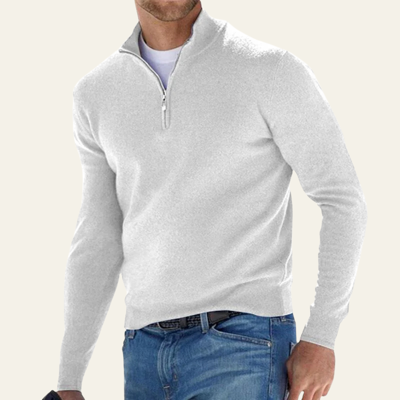 Men’s Quarter Zip Sweater | Long Sleeve, Layering