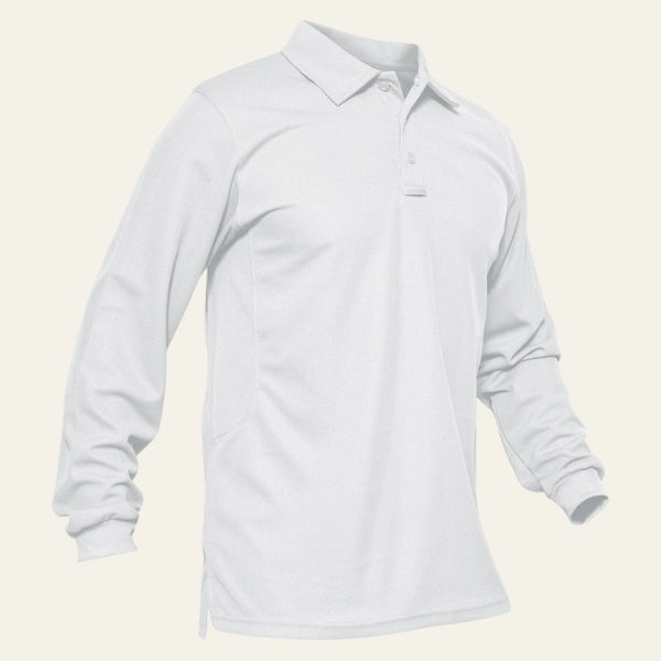 Men’s Long-Sleeve Polo | Quick-Dry Knit