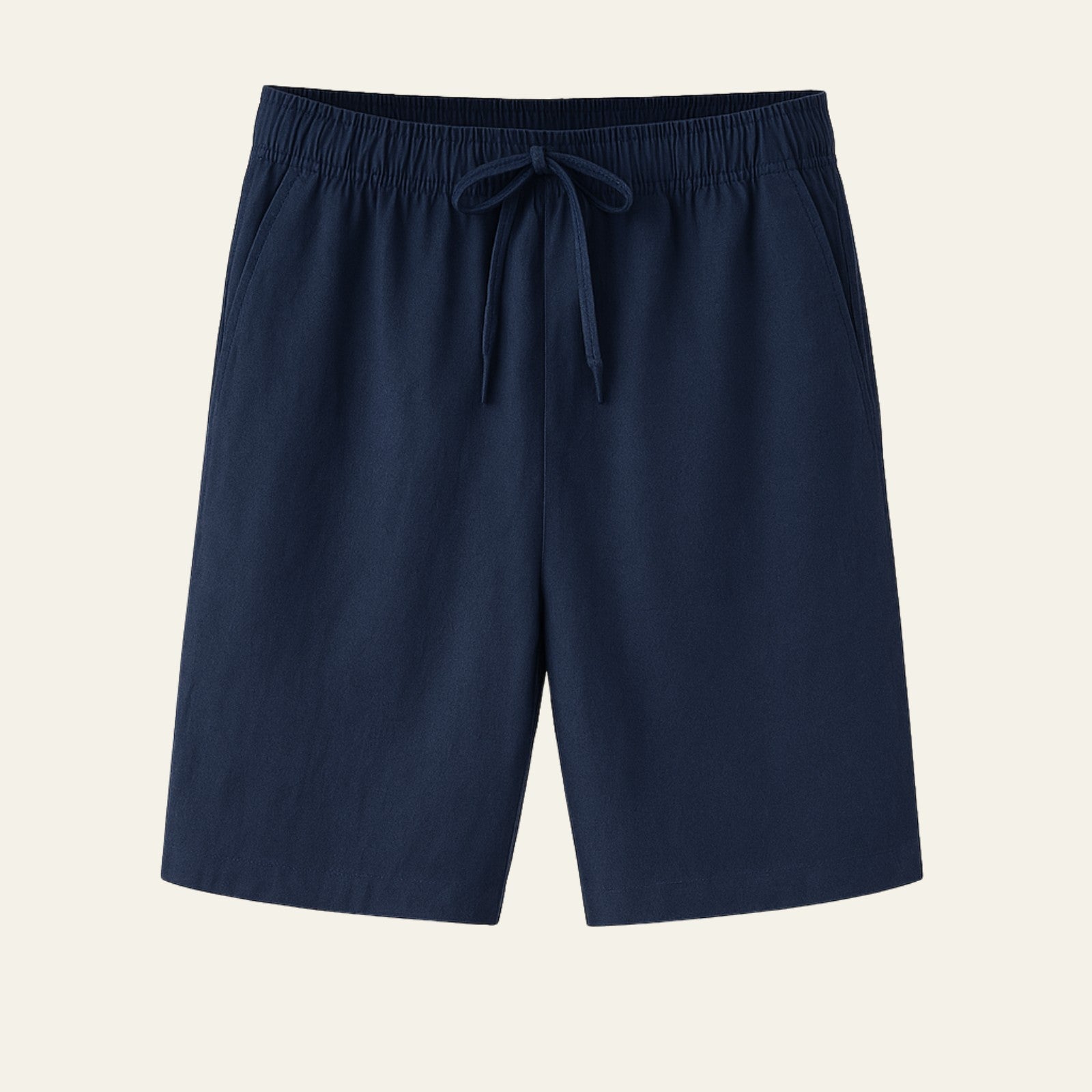Men’s Linen Blend Shorts | Straight Wide Fit