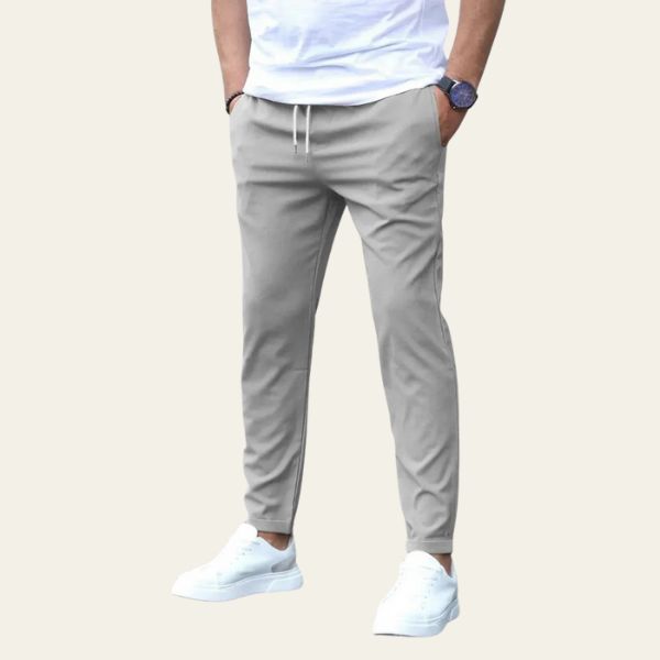 Men’s Slim Fit Stretch Trousers | Cotton