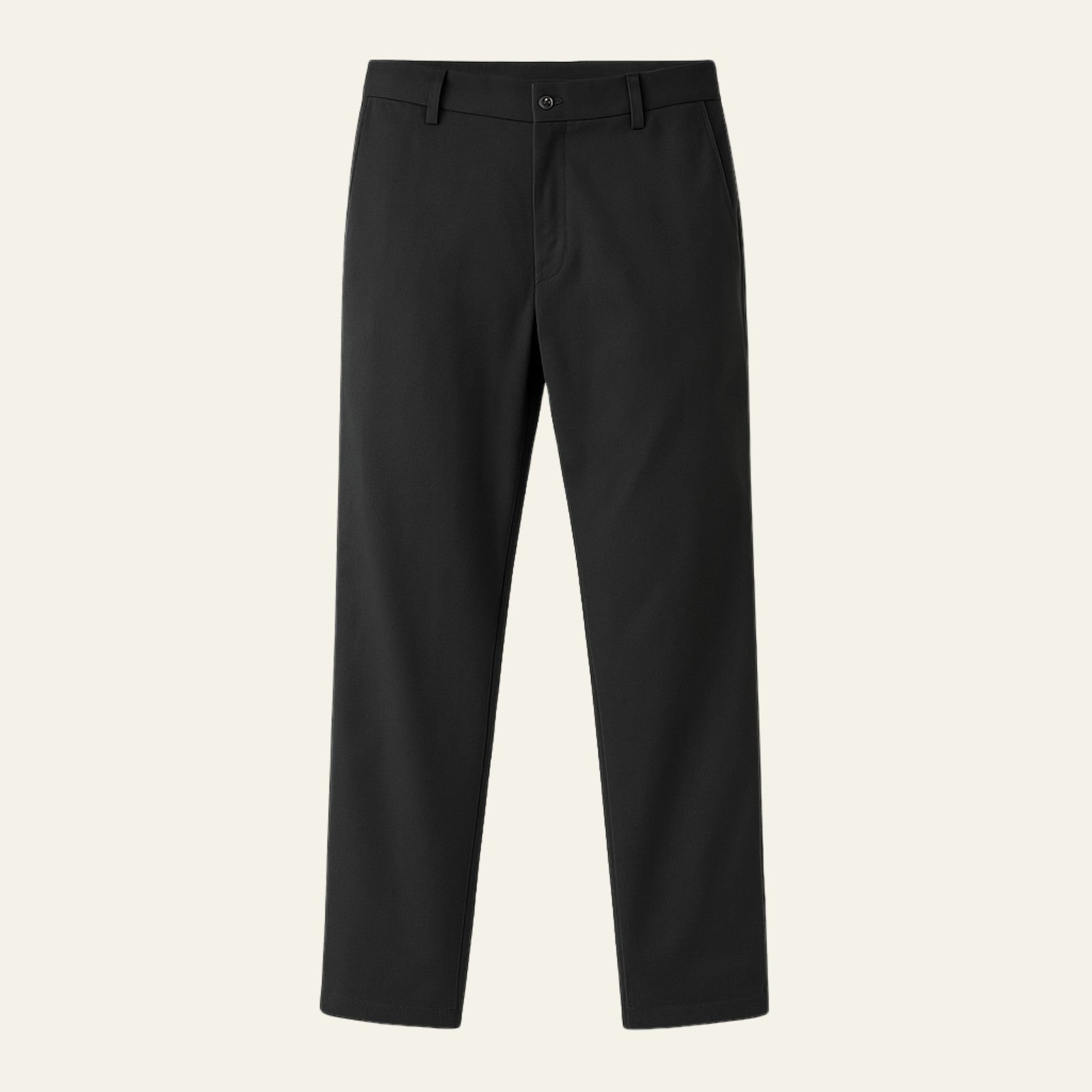 Men’s Cotton Stretch Chino Trousers | Straight Loose Fit