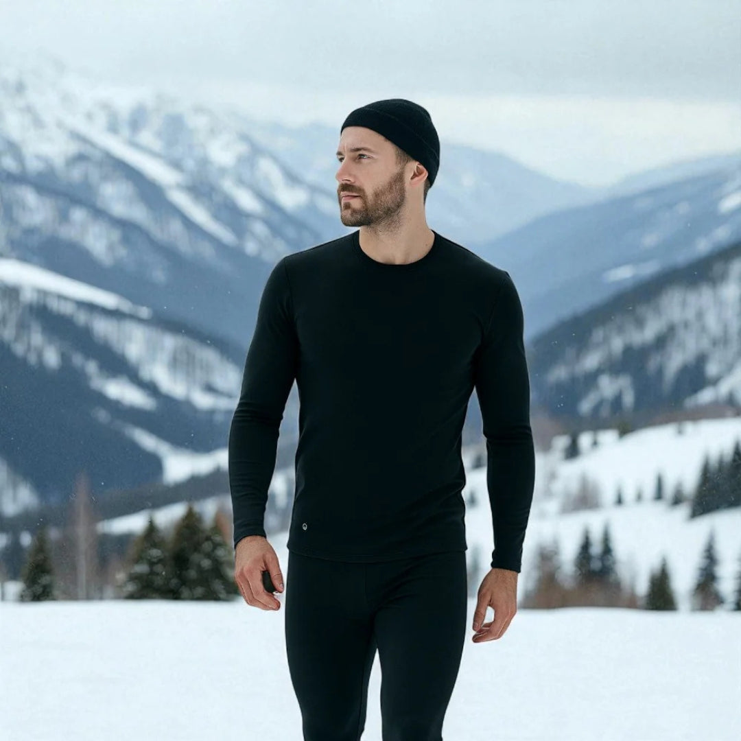 Men’s Heated Thermal Base Layer Set – Top & Bottom