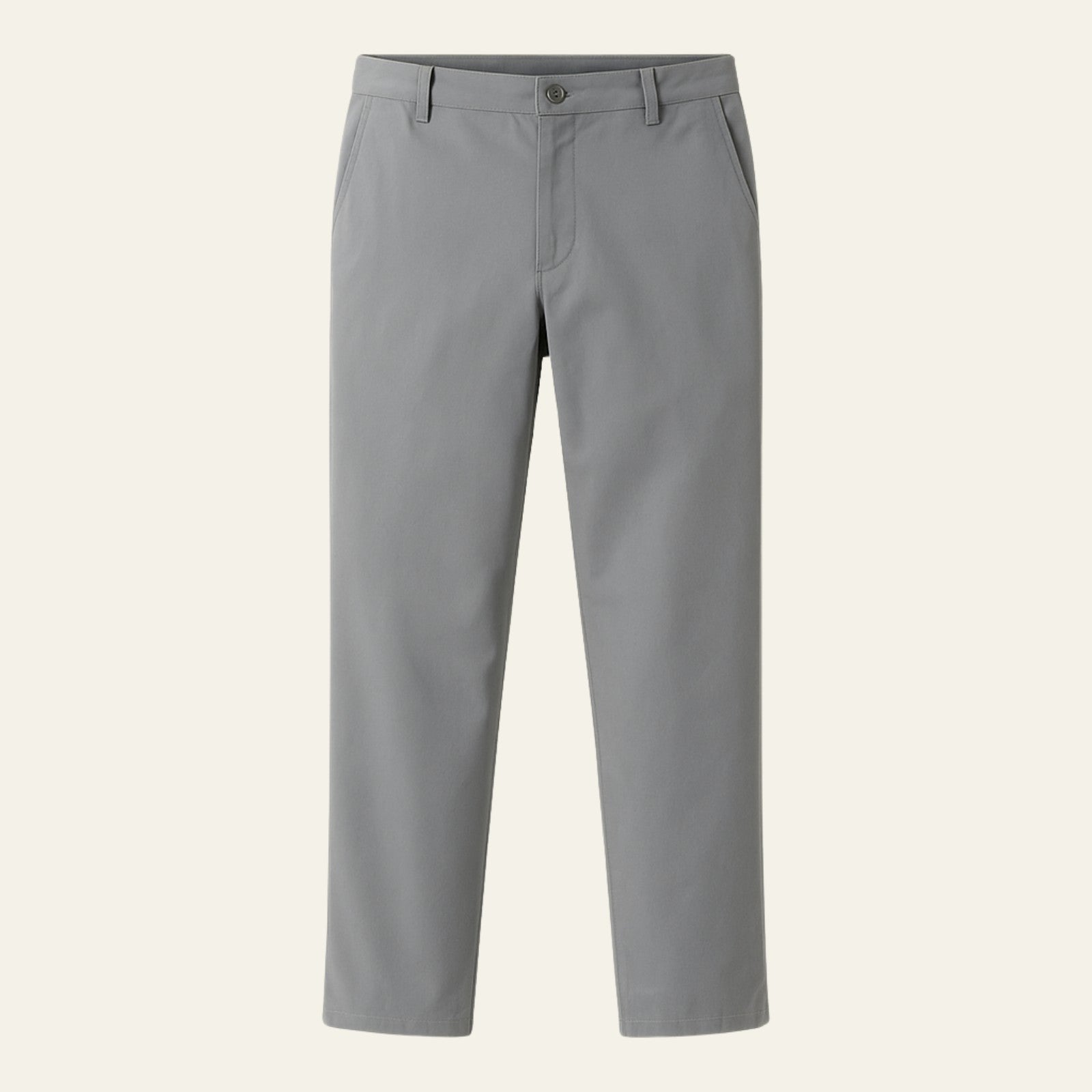 Men’s Cotton Stretch Chino Trousers | Straight Loose Fit