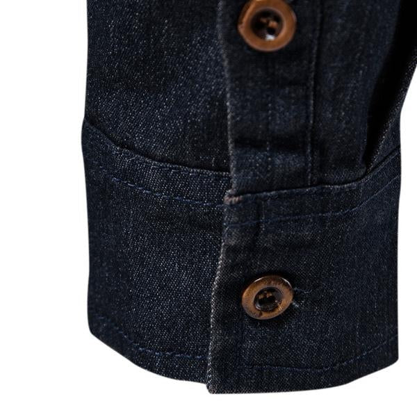 Men’s Denim Shirt | Long Sleeve Classic Fit