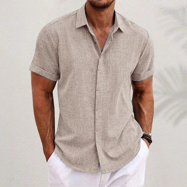 Men’s Short-Sleeve Shirt | Lightweight Soft-Weave Fabric