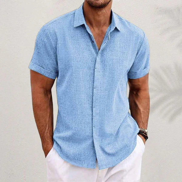 Men’s Short-Sleeve Shirt | Lightweight Soft-Weave Fabric