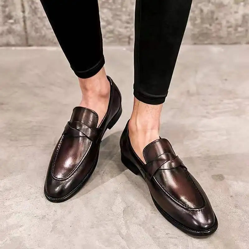 Men’s Classic Leather Loafers | Sleek Dress Shoes